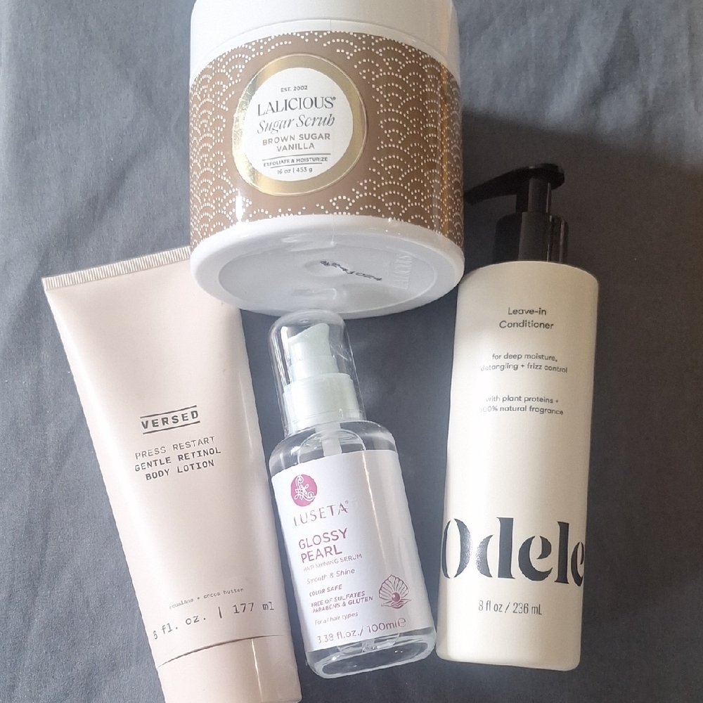 Lalicious Sugar Scrub and Hair Care Set